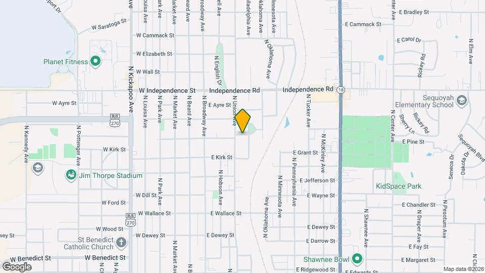 105 E Drummond St Map and Location Details