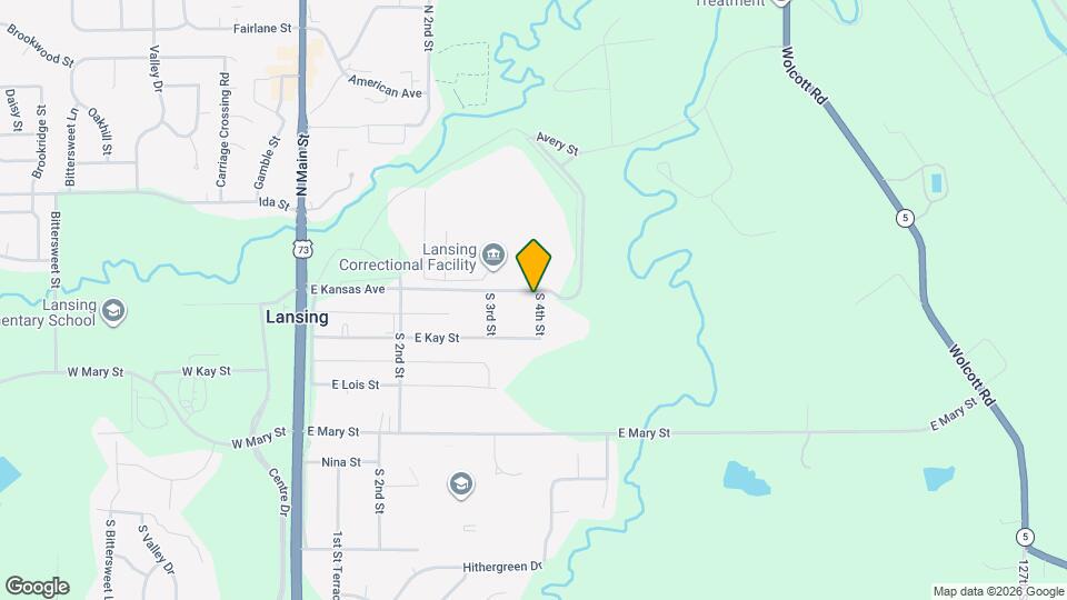 314 E Kansas St Map and Location Details