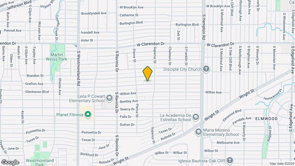2723 Sharon St Map and Location Details
