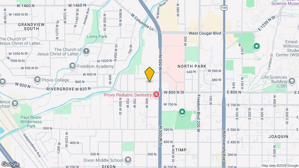 866 600 W Map and Location Details