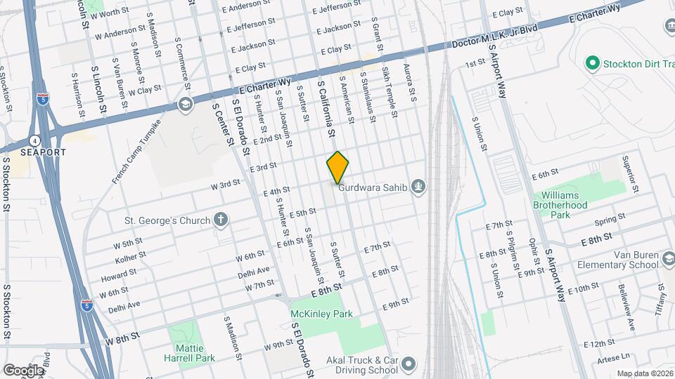 1825 S California St Map and Location Details