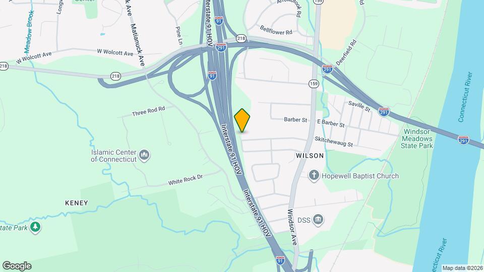 116 Faneuil St Mapa y Detalles de la Ubicación