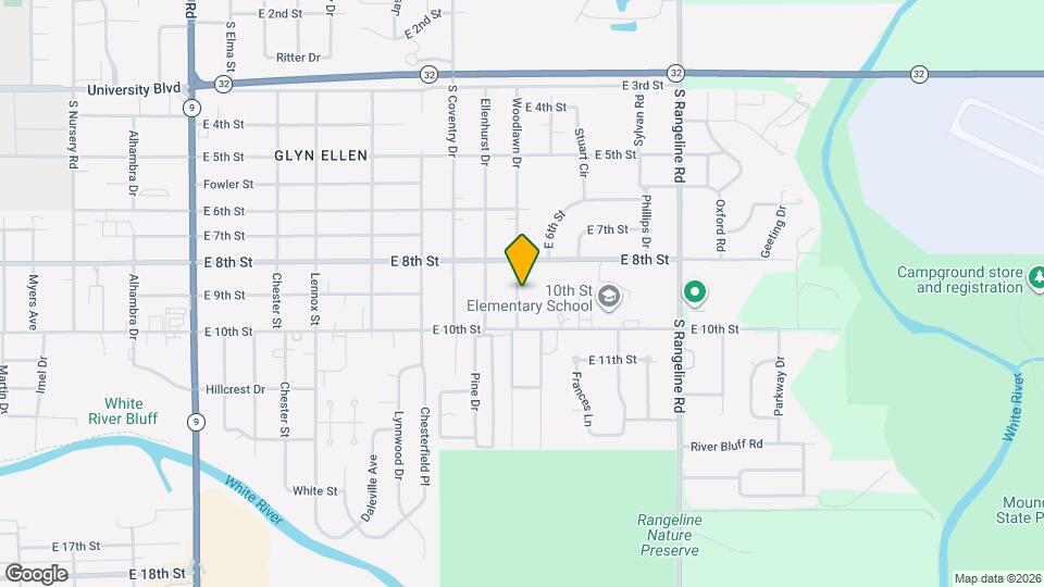 904 Woodlawn Dr Map and Location Details