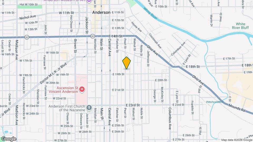 1820 Pearl St Map and Location Details