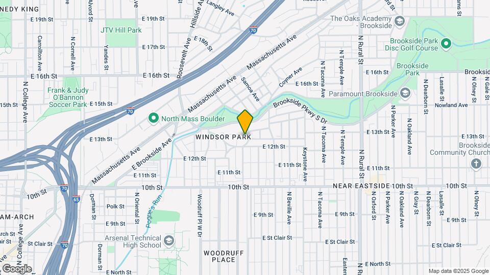 1226 Tecumseh St Map and Location Details
