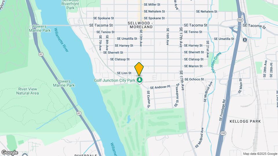 8845 SE 13th Ave Map and Location Details