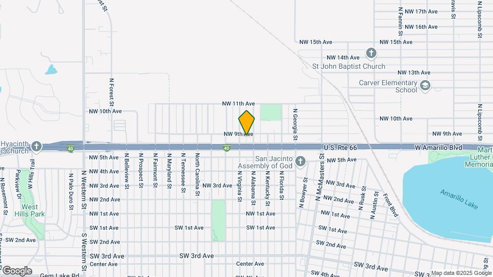 810 N Virginia St Map and Location Details
