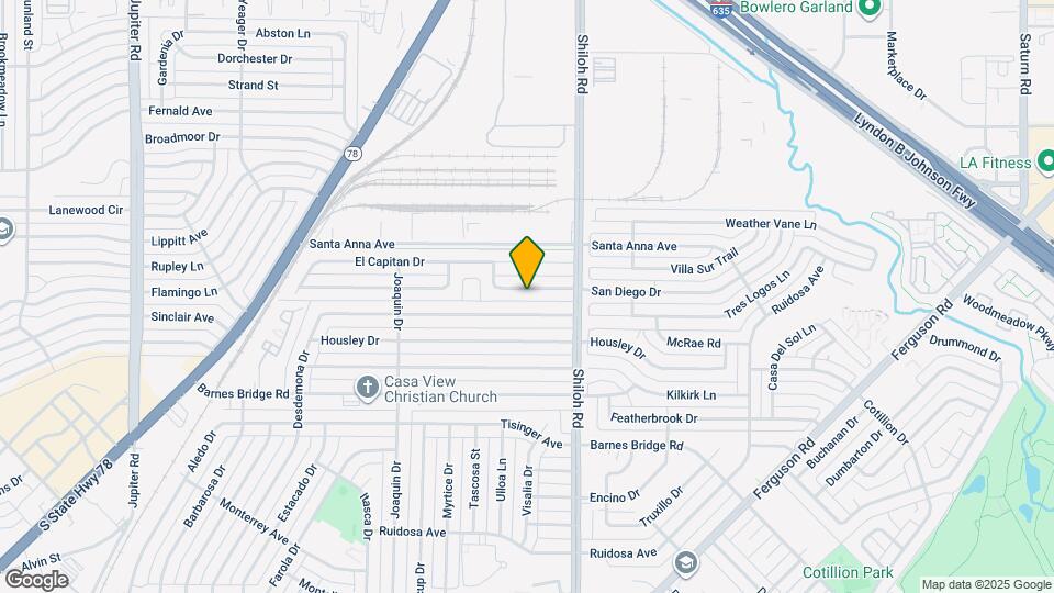 2730 San Diego Dr Map and Location Details