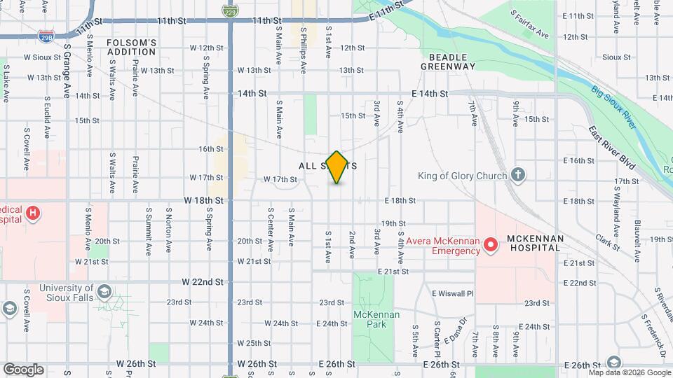 918 S 1st Ave Map and Location Details