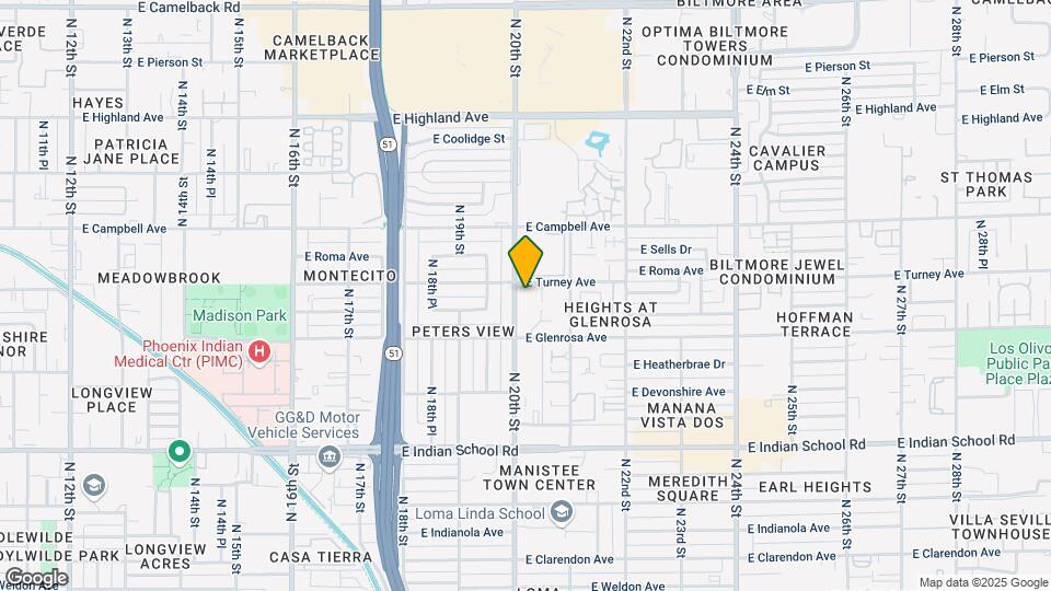 4337 N 20th St Map and Location Details