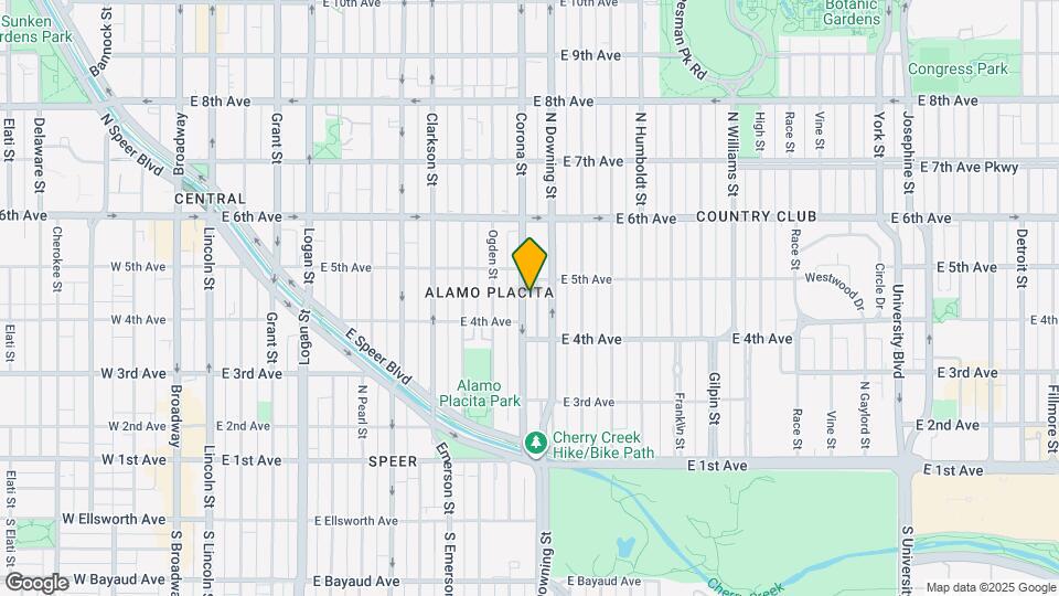 468 Corona St Map and Location Details