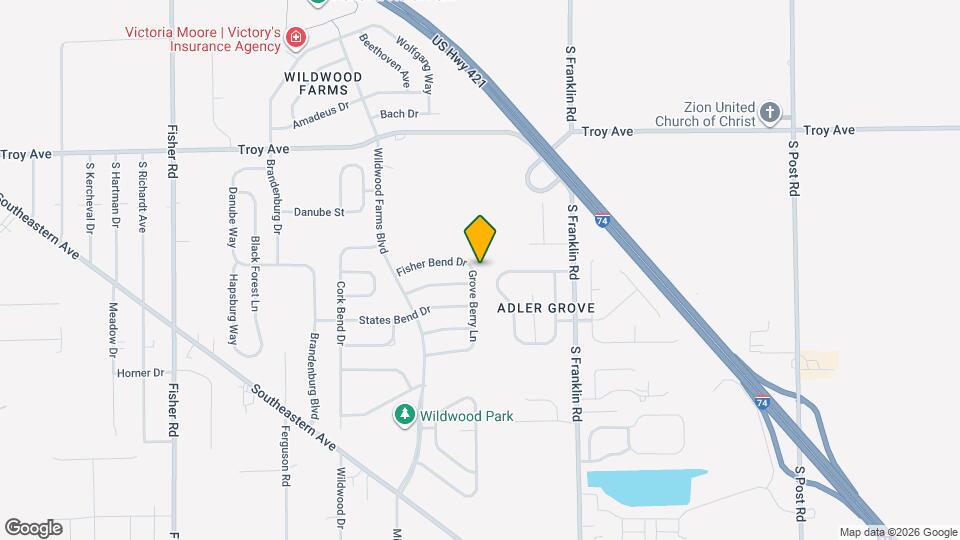 3243 Grove Berry Ln Map and Location Details