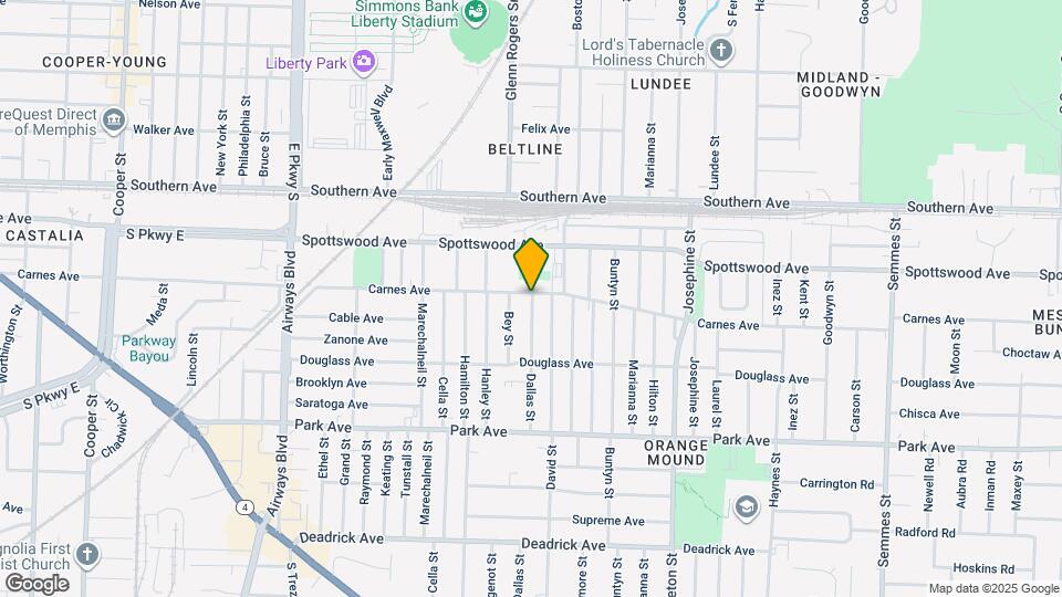 2603 Carnes Ave Map and Location Details