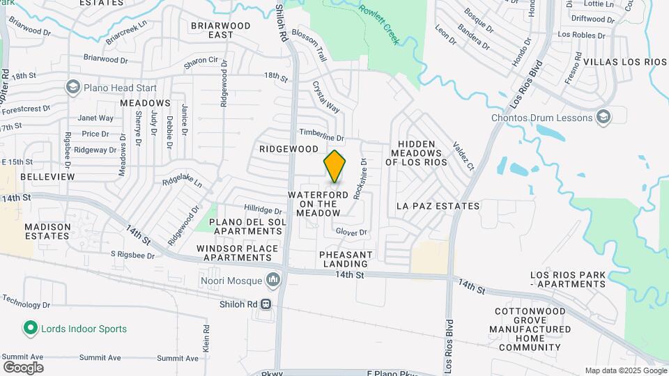 1485 Larchmont Dr Map and Location Details