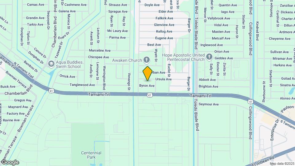 17064 Byron Ave Map and Location Details
