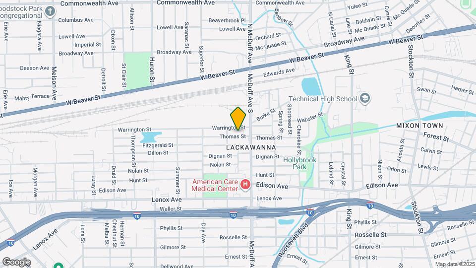 3033 Thomas St Map and Location Details