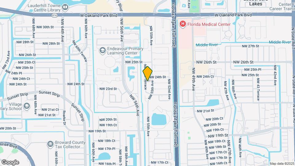2242 NW 55th Terrace Map and Location Details