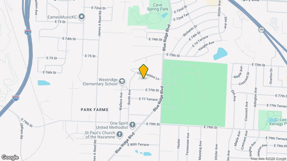 8709 Countryshire Ln, Unit 1 Mapa y Detalles de la Ubicación