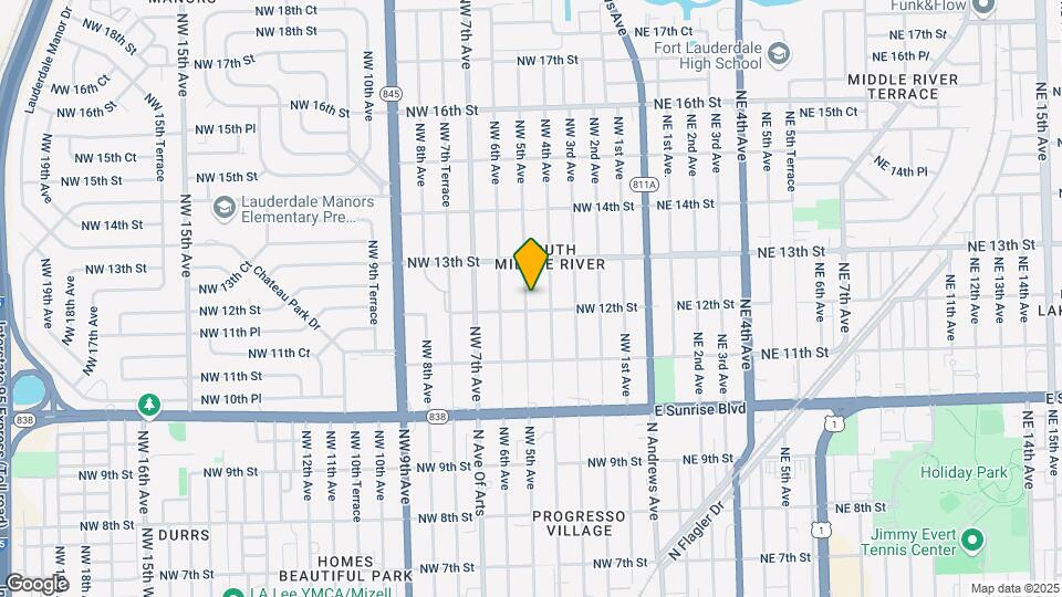 1204-1208 NW 5th Ave Map and Location Details