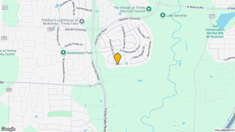 400 Headwaters Dr Map and Location Details
