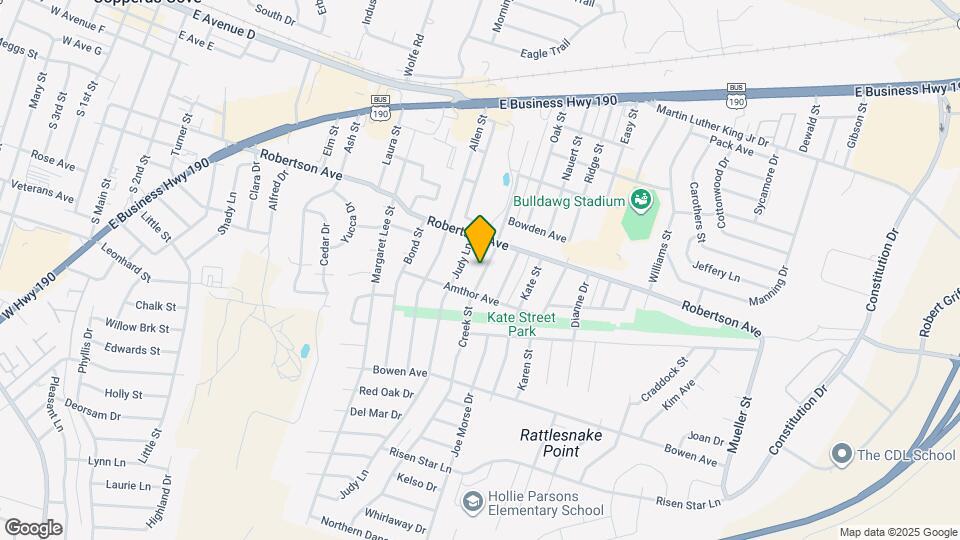 512 Creek St Map and Location Details