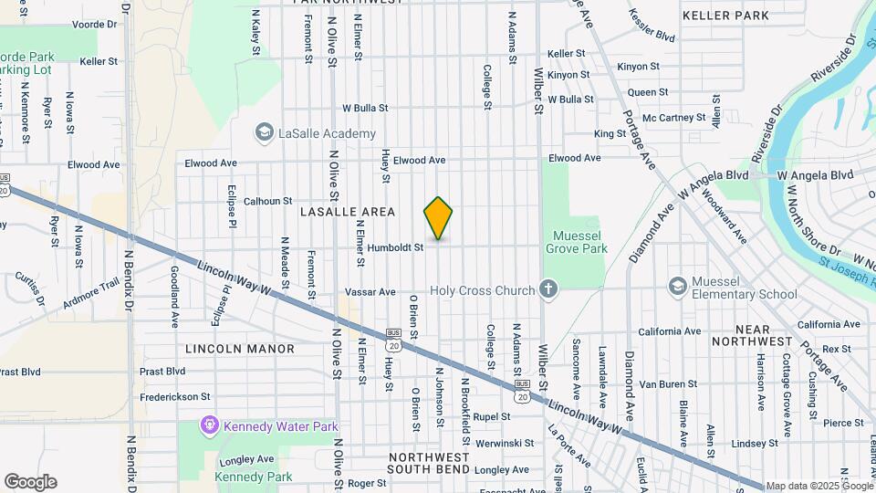 629 N Johnson St Map and Location Details
