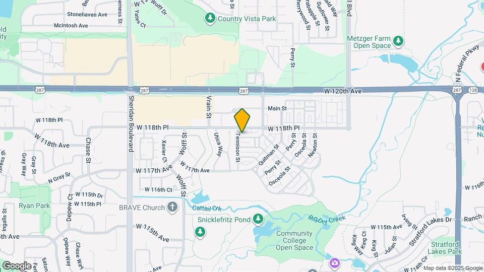 4363 W 118th Way Map and Location Details