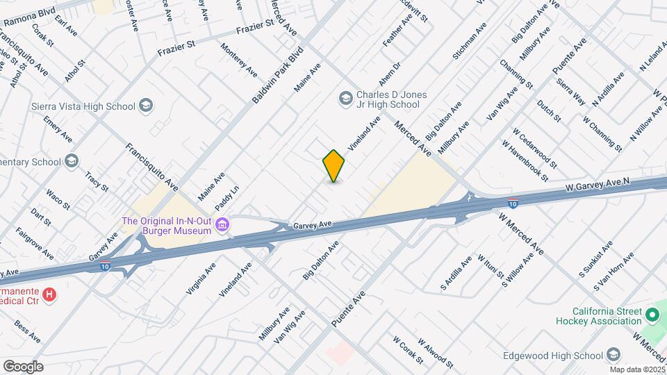 3160 Vineland Ave Map and Location Details