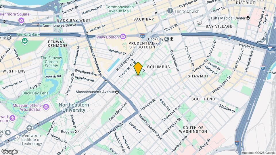 74 W Rutland Sq, Unit 3 Map and Location Details