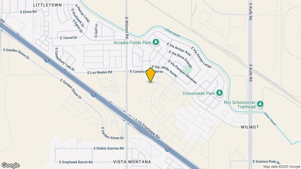 6460 E Paseo Baranda Map and Location Details