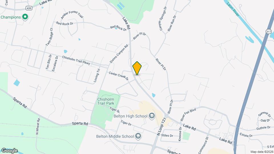 1008 Pin Oak Dr Map and Location Details