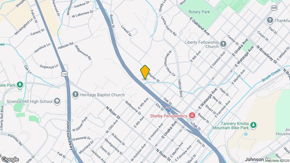 1007 Oak St Map and Location Details