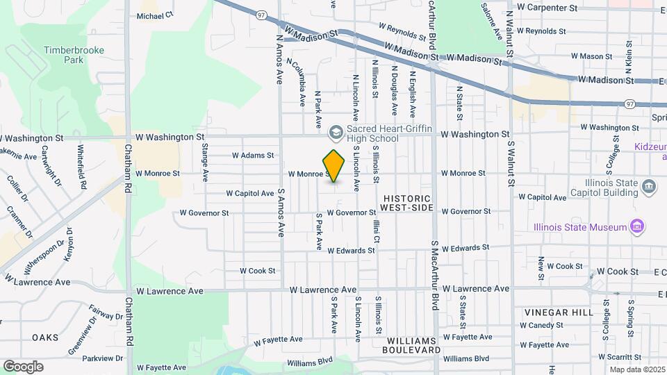 1224 W Monroe St Map and Location Details