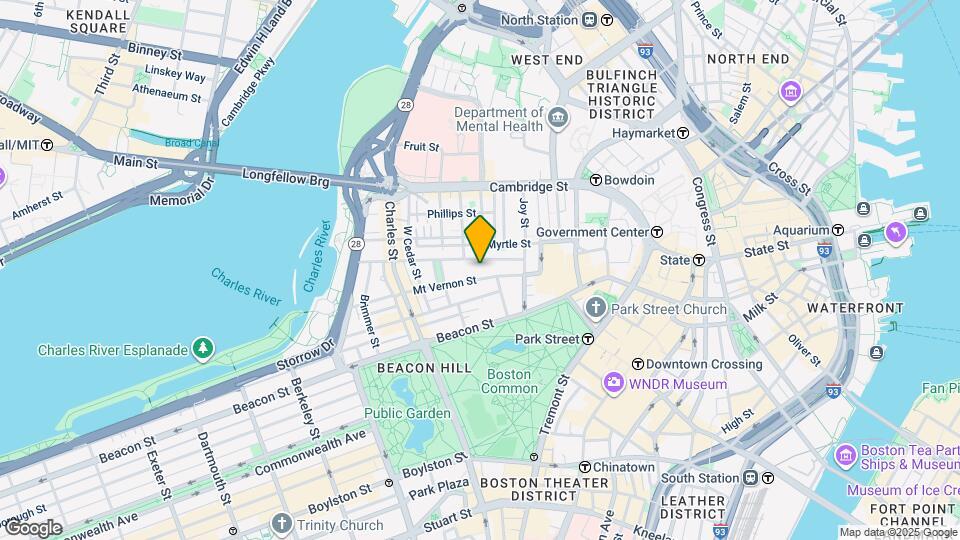 75 Mt Vernon St Map and Location Details