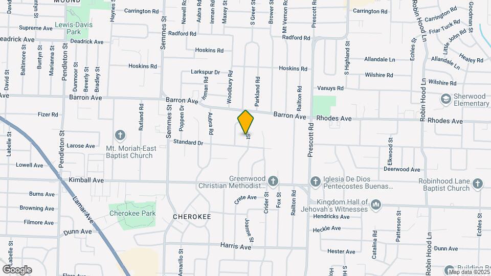 1237 S Greer St Map and Location Details