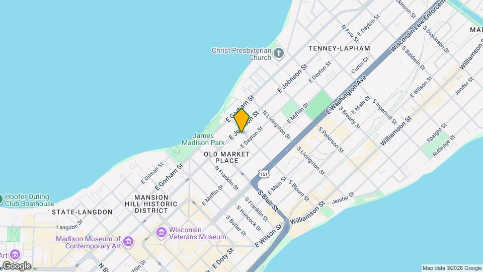 212 N Blount St Mapa y Detalles de la Ubicación