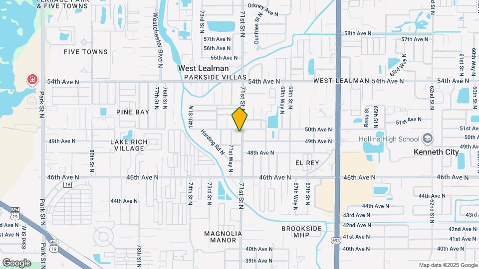 4978 71st St N Map and Location Details
