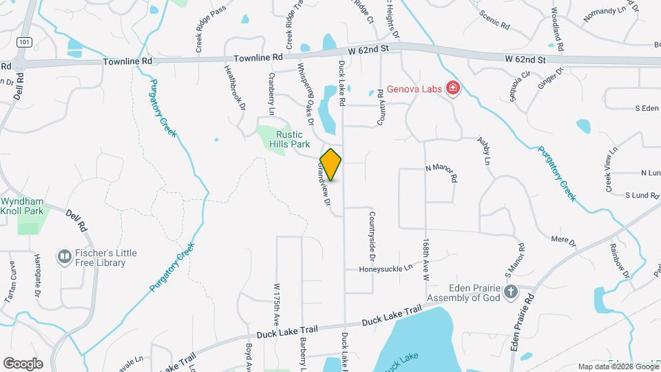 6485 Grandview Dr Map and Location Details