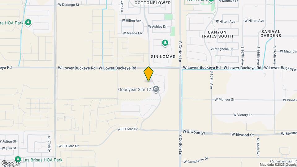 17365 W Lower Buckeye Rd Map and Location Details