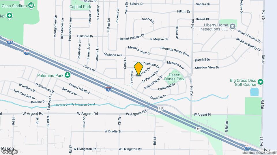 4918 Big Horn Dr Map and Location Details