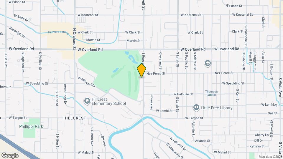 1821 S Roosevelt St Map and Location Details