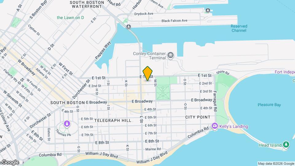 722 E 2nd St, Unit 2 Map and Location Details