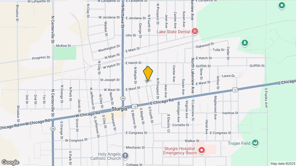 212 N Fourth St Map and Location Details