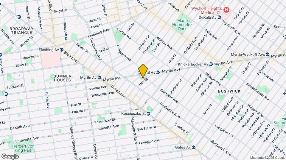 555 Hart St Map and Location Details