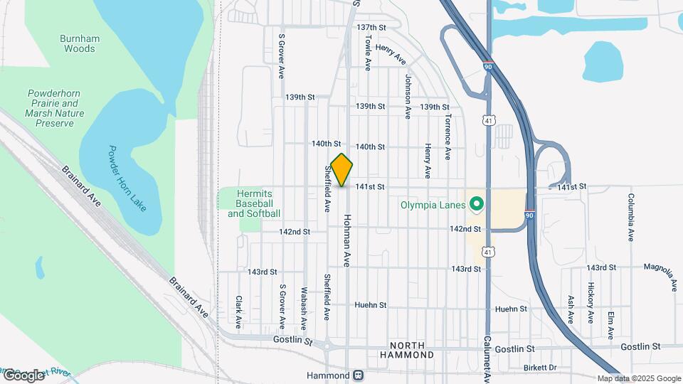4104 Hohman Ave Map and Location Details