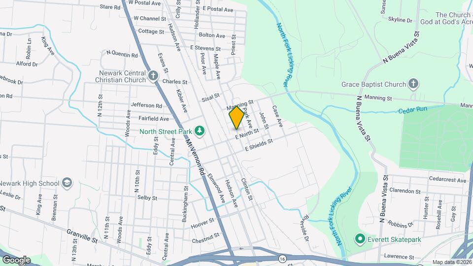 403 Maple Ave, Unit D Map and Location Details