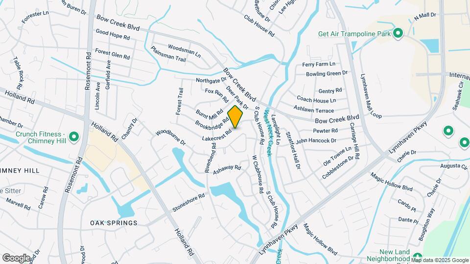 3245 Lakecrest Rd Map and Location Details