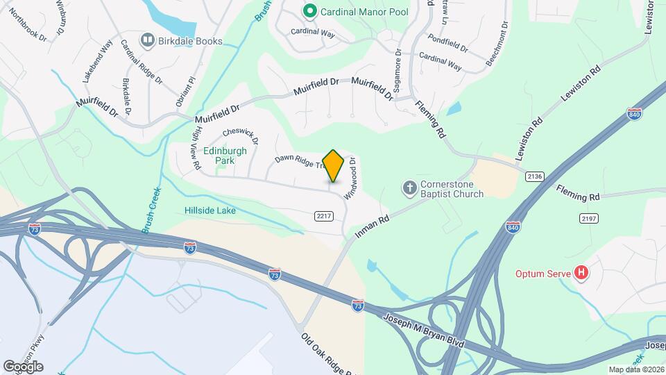 5906 High View Rd Mapa y Detalles de la Ubicación