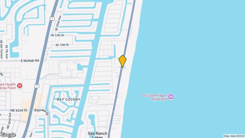 1620 S Ocean Blvd Map and Location Details