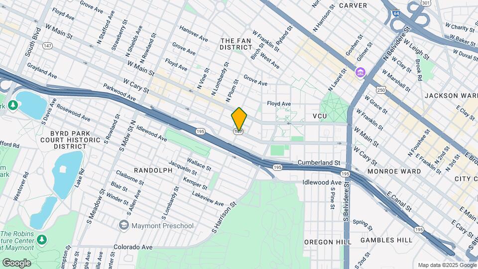 1315 W Cary St Map and Location Details